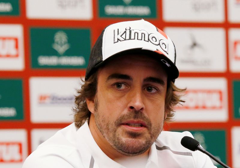 &copy; Reuters. ألونسو بطل العالم مرتين يعود إلى فورمولا 1 عبر رينو