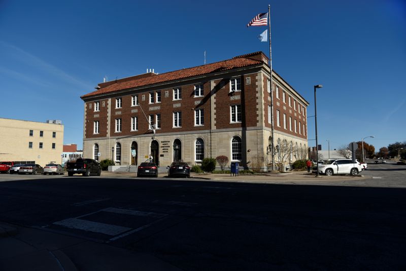 &copy; Reuters. The Washington County Courthouse Judicial Center where Judge Curtis DeLapp sat on the bench is seen in Bartlesville