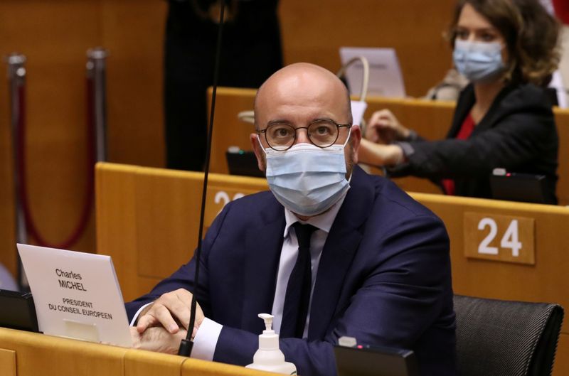 © Reuters. Presidente do Conselho Europeu, Charles Michel