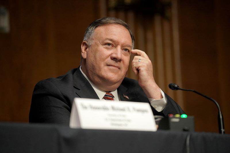 &copy; Reuters. U.S. Secretary of State Pompeo testifies before Senate Foreign Relations Committee