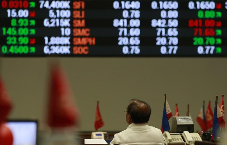 &copy; Reuters. フィリピン株価指数が3.8％下落、マニラでロックダウン再開