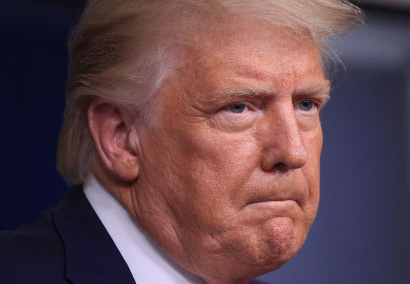 &copy; Reuters. U.S. President Trump holds news conference at the White House in Washington