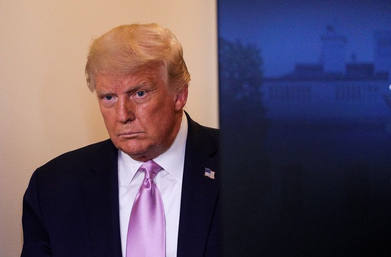 &copy; Reuters. U.S. President Trump holds news conference at the White House in Washington