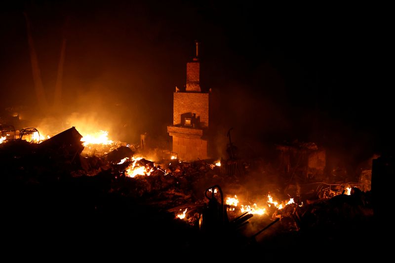 &copy; Reuters. 米加州の山火事、被害面積は史上最大規模に