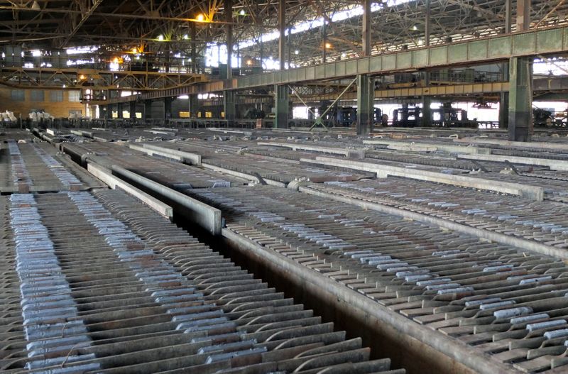 &copy; Reuters. Imagen de archivo de la instalación hidrometalúrgica Shituru de Gecamines, que procesa cobre y cobalto, a las afueras de Likasi, en la región sureña de Katanga, República Democrática del Congo.