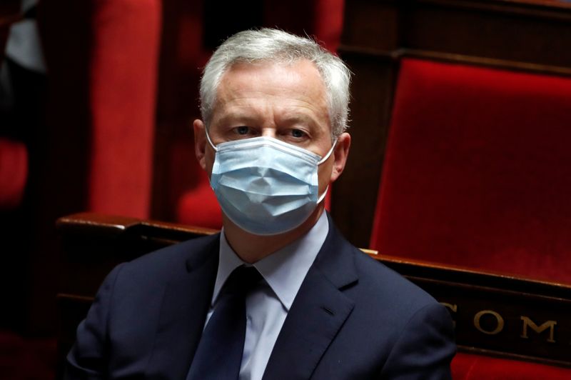 © Reuters. JUSQU'À 3 MILLIARDS D'EUROS DE PRÊTS PARTICIPATIFS GARANTIS PAR L'ETAT POUR LES PME