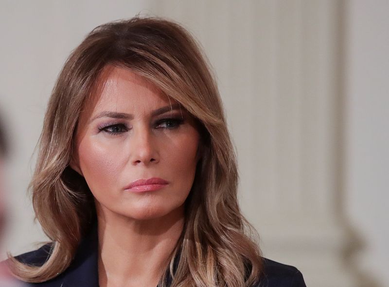 &copy; Reuters. Primeira-dama Melania Trump na Casa Branca