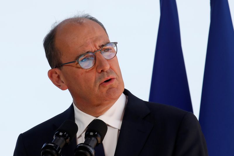 &copy; Reuters. Il primo ministro francese Jean Castex durante il forum estivo del sindacato MEDEF