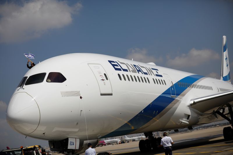 &copy; Reuters. إسرائيل تطرح مناقصة لرحلة جوية خاصة إلى الإمارات الأسبوع القادم