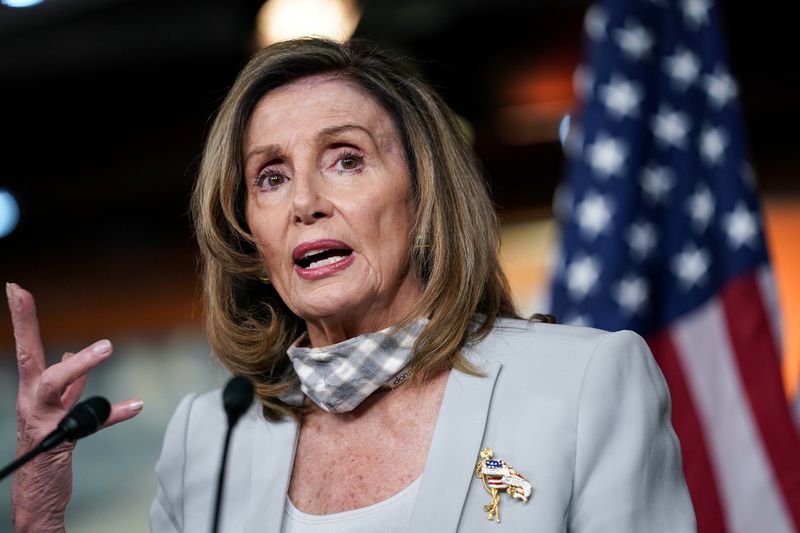 &copy; Reuters. House Speaker Nancy Pelosi Delivers Weekly Press Conference