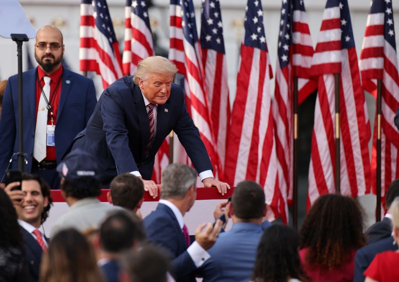 &copy; Reuters. トランプ氏指名受諾演説へ　バイデン氏を攻撃