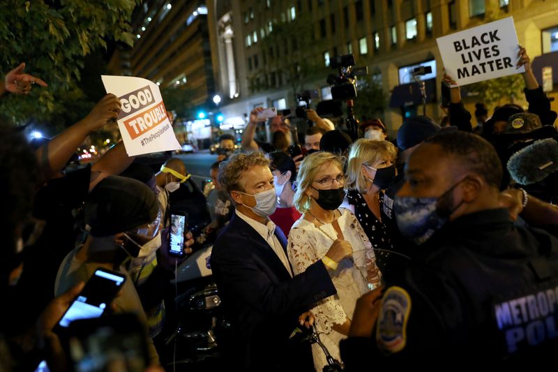 &copy; Reuters. Protest in Washington