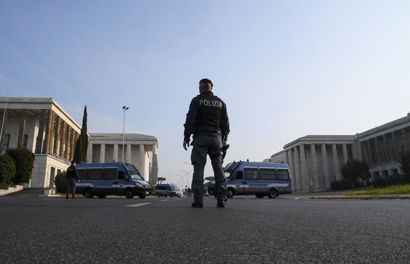 &copy; Reuters. Spread of the coronavirus disease (COVID-19) in Rome