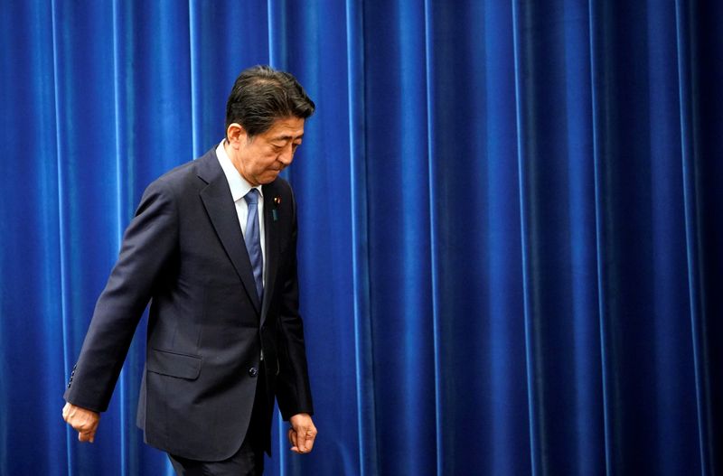 &copy; Reuters. Shinzo Abe em Tóquio