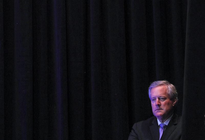 &copy; Reuters. White House Chief of Staff Meadows attends Trump address to 2020 Council for National Policy meeting in Arlington, Virginia