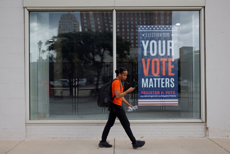 &copy; Reuters. Virtual Democratic National Convention (DNC) based in Milwaukee