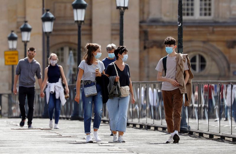 &copy; Reuters. Outbreak of the coronavirus disease (COVID-19), in Paris