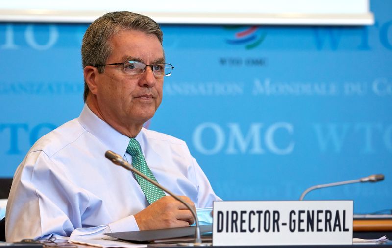 &copy; Reuters. Diretor-geral da Organização Mundial do Comércio, Roberto Azevêdo, que deixa seu cargo nesta segunda-feira