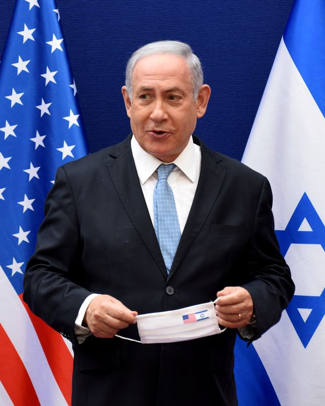 &copy; Reuters. نتنياهو يقول إنه وجه الدعوة لوفد إماراتي لزيارة إسرائيل