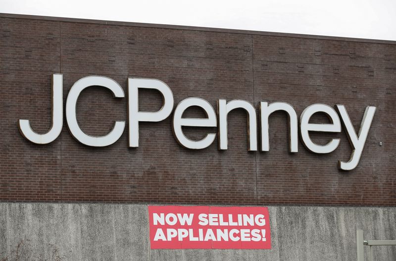 &copy; Reuters. A J.C. Penney department store sign is pictured in North Riverside