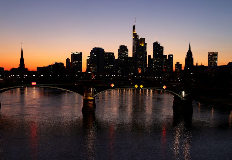 &copy; Reuters. Outbreak of the coronavirus disease (COVID-19) in Frankfurt