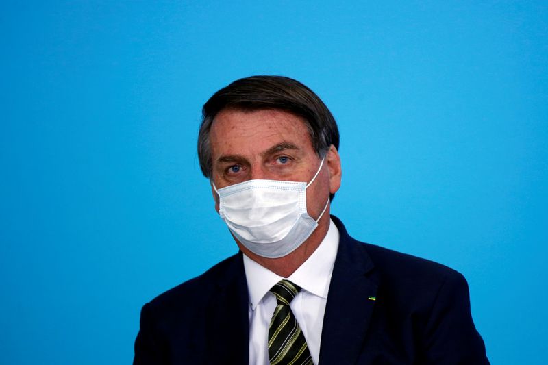 © Reuters. Presidente Jair Bolsonaro em cerimônia no Palácio do Planalto, em Brasília