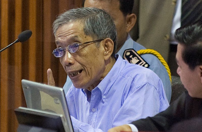 &copy; Reuters. Camarada Duch durante julgamento em Phnom Penh