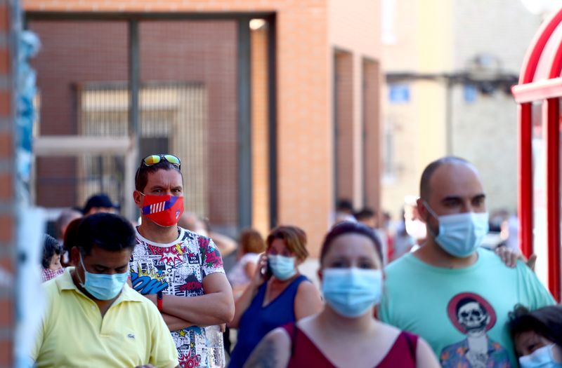 &copy; Reuters. The outbreak of the coronavirus disease (COVID-19) in Mostoles