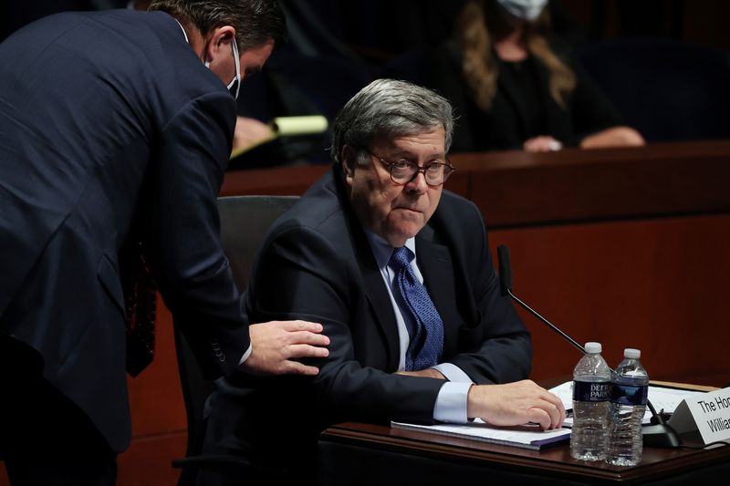 &copy; Reuters. Attorney General Barr Testifies Before House Judiciary Committee, in Washington