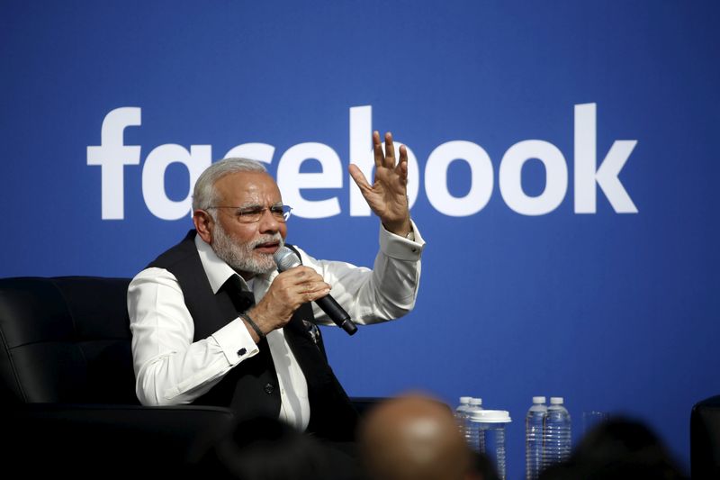 &copy; Reuters. تويتر يؤكد اختراق حساب لرئيس وزراء الهند مودي