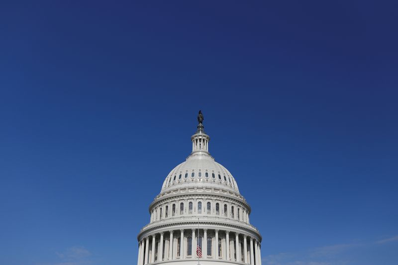 &copy; Reuters. General view of the U.S. Capitol building, amid the coronavirus (COVID-19) outbreak on Capitol Hill in Washington