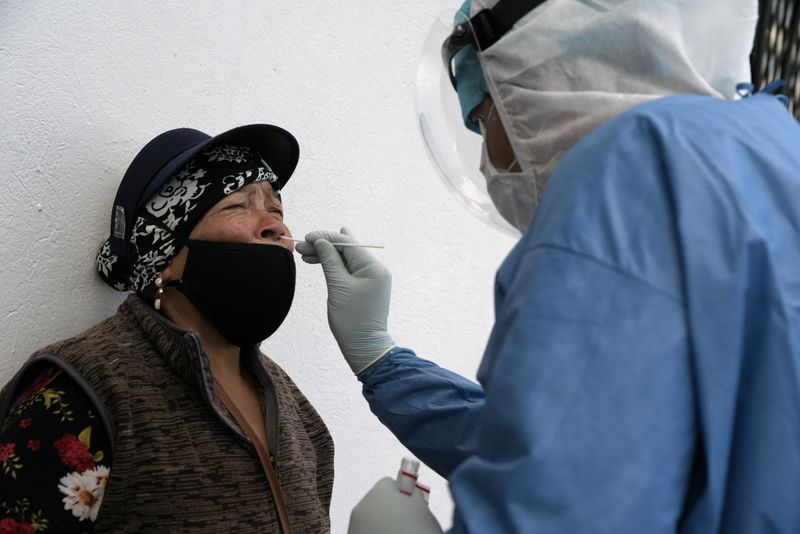 &copy; Reuters. Outbreak of the coronavirus disease (COVID-19), in Quito