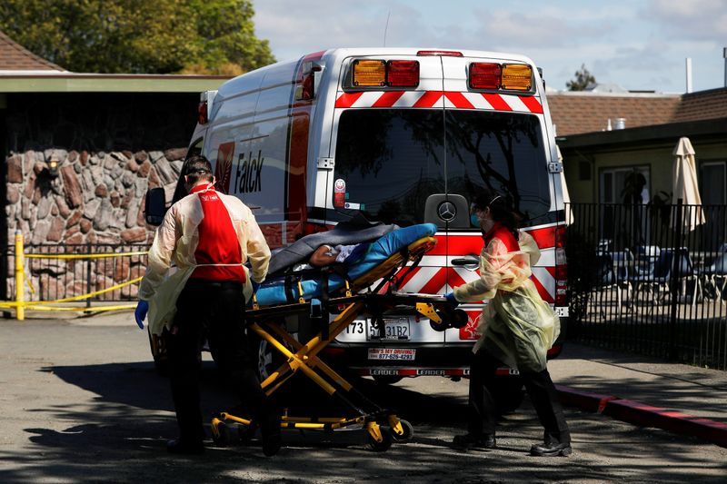 &copy; Reuters. Outbreak of the coronavirus disease (COVID-19) in Hayward