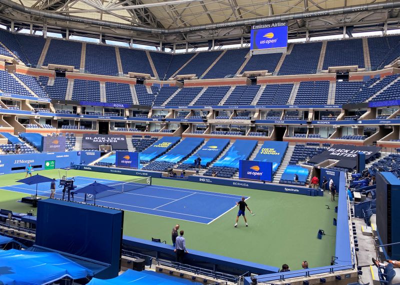 &copy; Reuters. U.S. Open tennis tournament begins