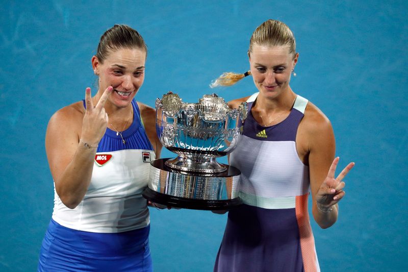 &copy; Reuters. Tennis - Australian Open - Women&apos;s Doubles Final