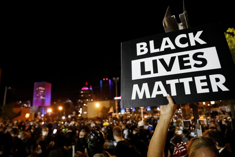 &copy; Reuters. Demonstrators take part in a protest in Rochester, New York