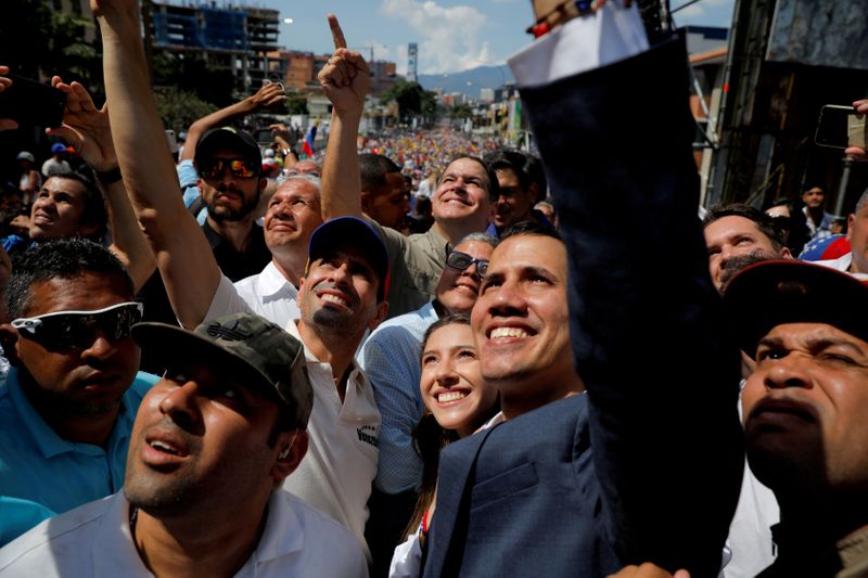 &copy; Reuters. FILE PHOTO: FILE PHOTO: Rally against Venezuelan President Nicolas Maduro&apos;s government in Caracas