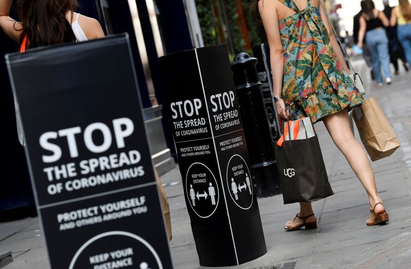 &copy; Reuters. FILE PHOTO: The spread of the coronavirus disease (COVID-19), in London