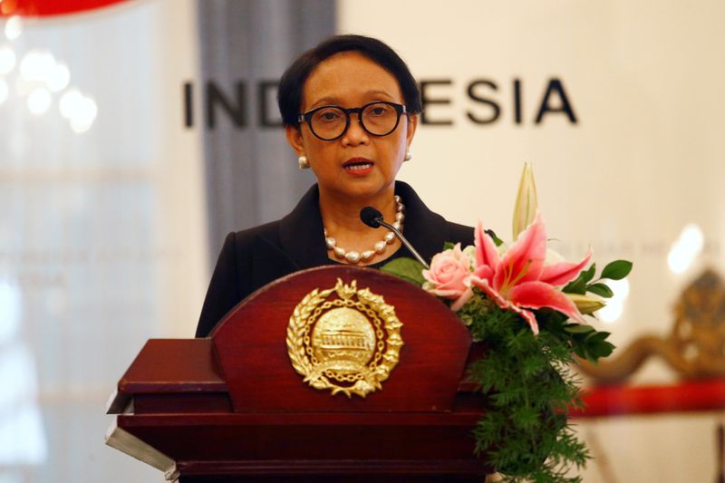 &copy; Reuters. インドネシアが米中けん制、外相「対立に巻き込むな」
