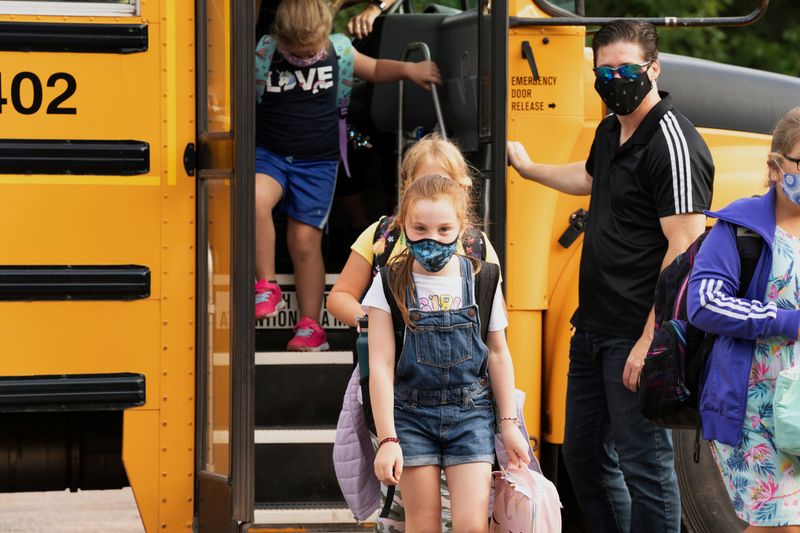 &copy; Reuters. Students return to school on Prince Edward Island