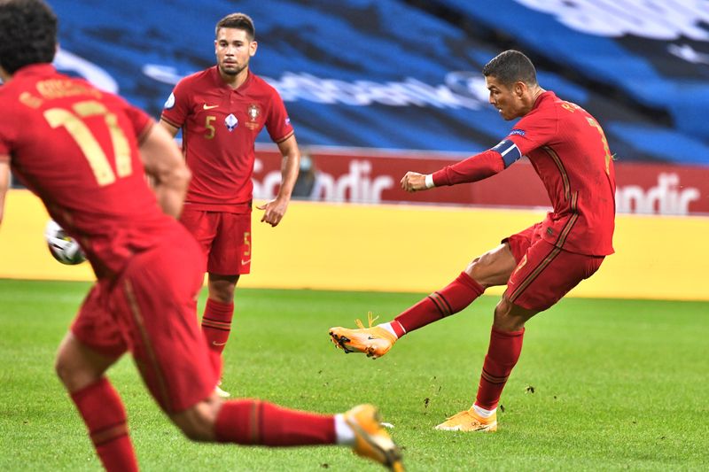 © Reuters. UEFA Nations League - League A - Group 3 - Sweden v Portugal