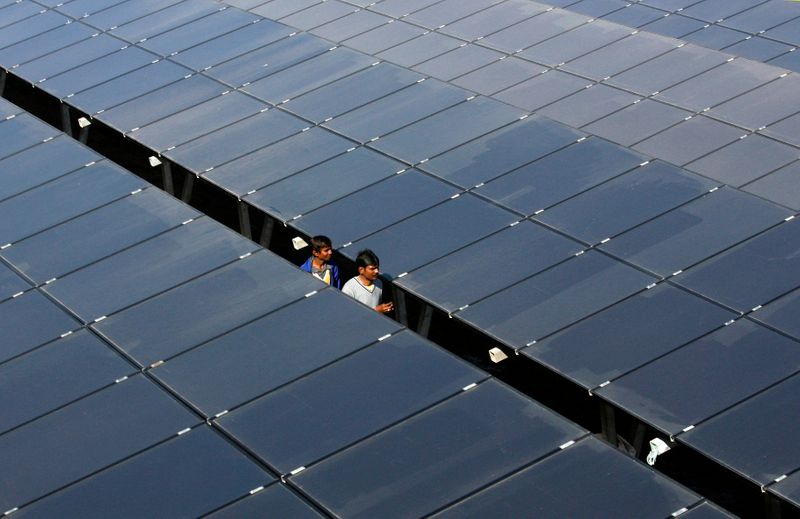 &copy; Reuters. Painel fotovoltaico