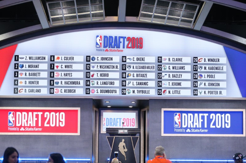 &copy; Reuters. FILE PHOTO:  NBA: NBA Draft