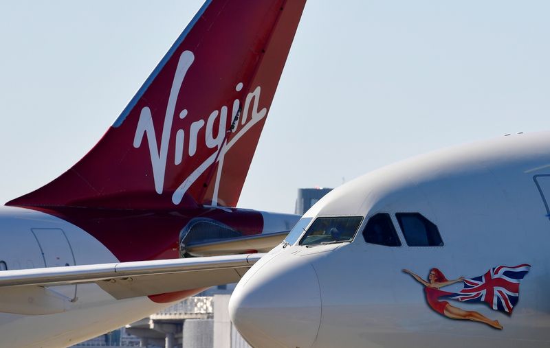 &copy; Reuters. FILE PHOTO: Virgin Atlantic cuts 3,150 jobs and moves flights to Heathrow from Gatwick