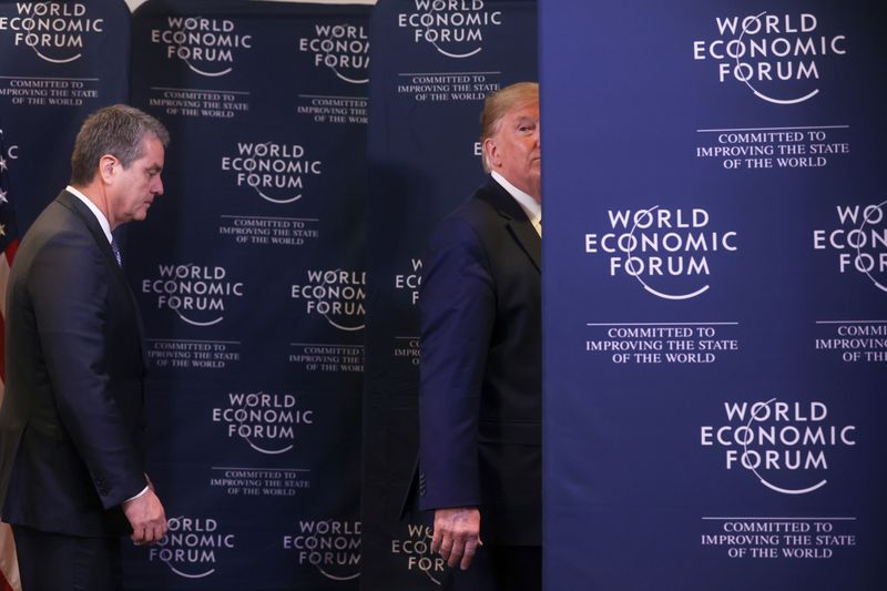 © Reuters. FILE PHOTO: 2020 World Economic Forum in Davos