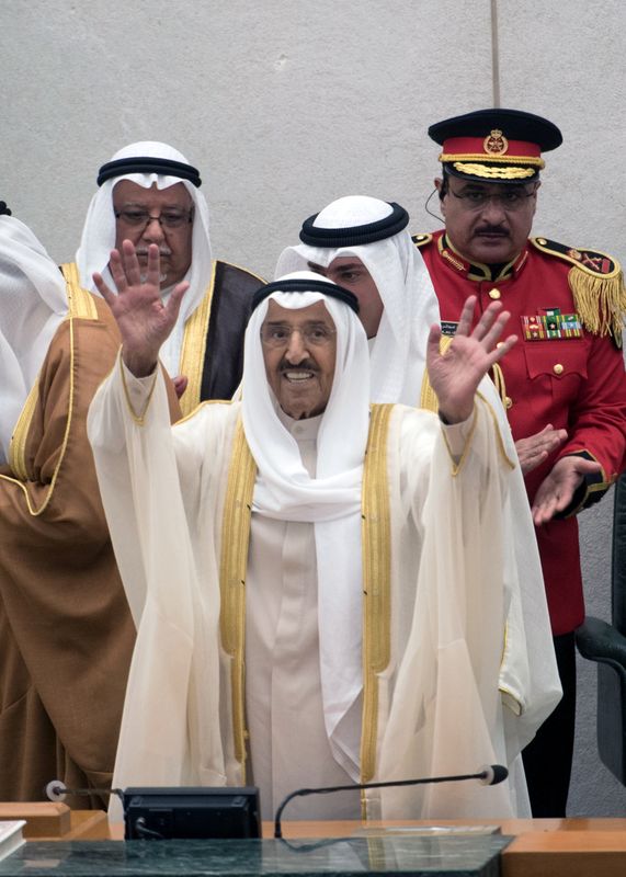 &copy; Reuters. الديوان الأميري يقول صحة أمير الكويت مستقرة