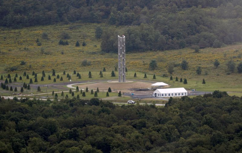 &copy; Reuters. FILE PHOTO: The Flight 93 National Memorial is seen near Shanksville, Pennsylvania