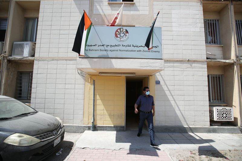 © Reuters. الحرس الثوري الإيراني يحذر البحرين من انتقام البحرينيين والفلسطينيين بسبب اتفاق إسرائيل