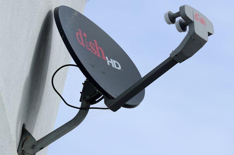 &copy; Reuters. FILE PHOTO: A Dish Network satellite dish is shown on a residential home in Encinitas, California