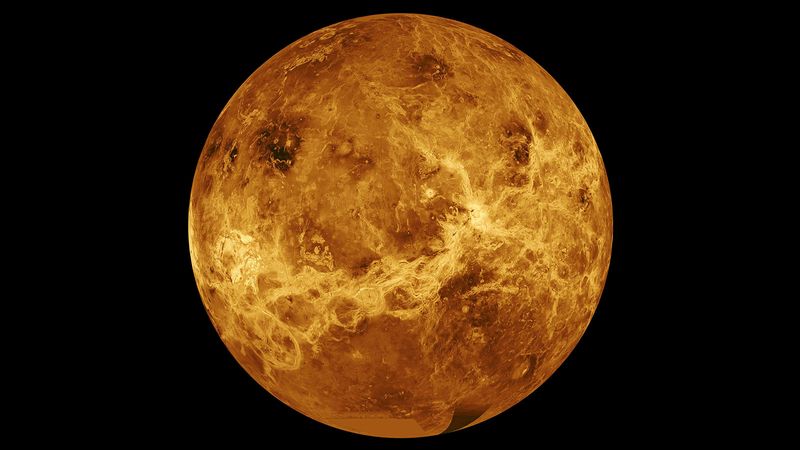 &copy; Reuters. Data from NASA&apos;s Magellan spacecraft and Pioneer Venus Orbiter is used in an undated composite image of the planet Venus